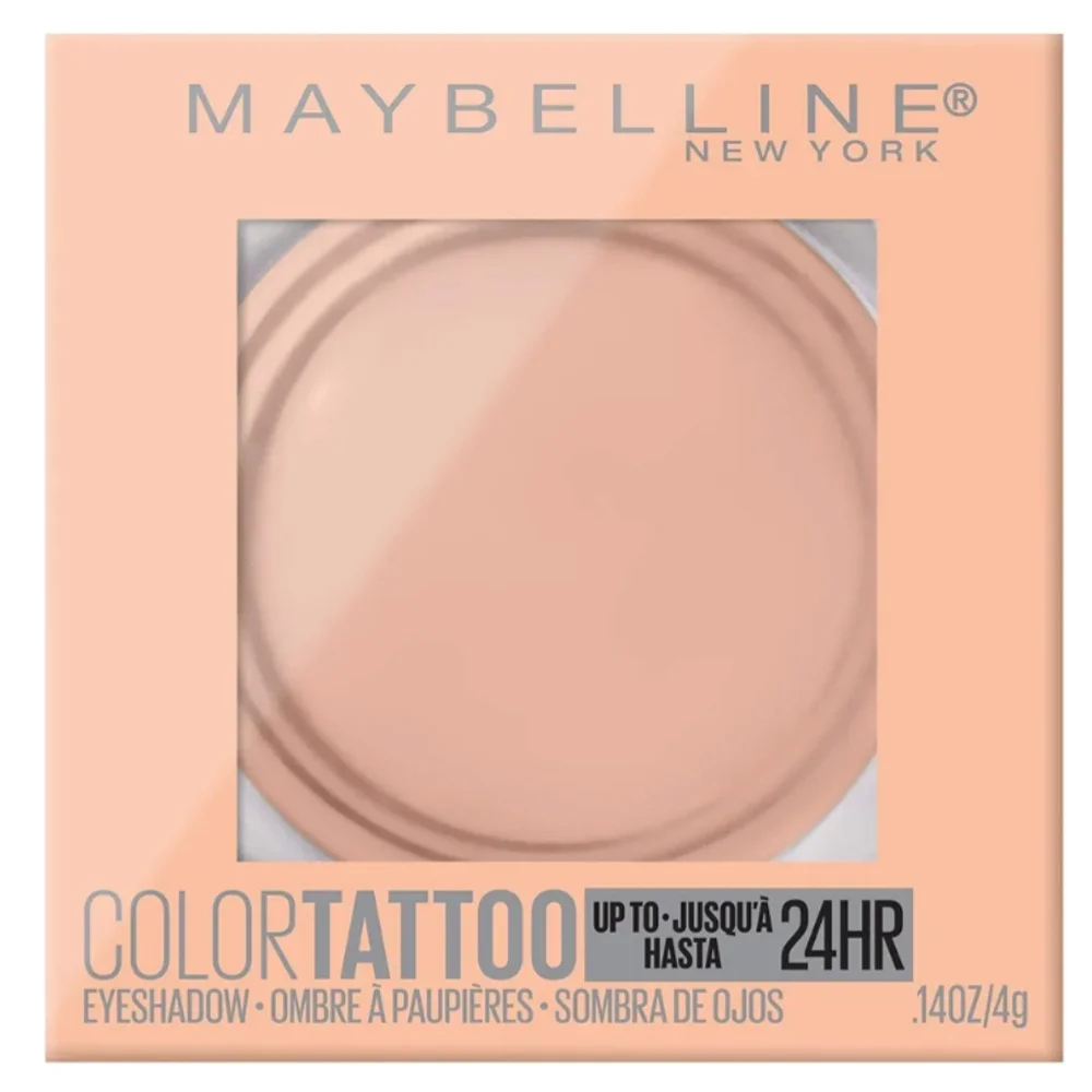 4 x Maybelline Color Tattoo 24 Hour Longwear Cream Eyeshadow Makeup, VIP